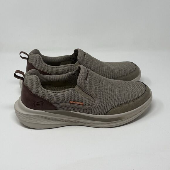 Skechers Slade Lucan Shoes Mens 11 Khaki Brown Slip On Comfort Loafers Sneakers main image 8